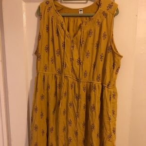 Old Navy yellow tunic dress